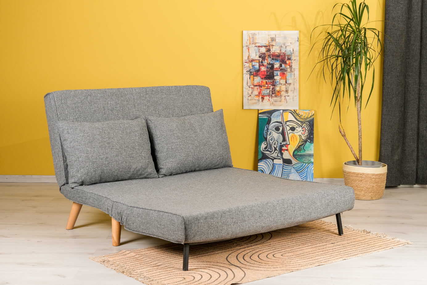 Pafu Folde 120 Double Bed Folding Sofa Linen